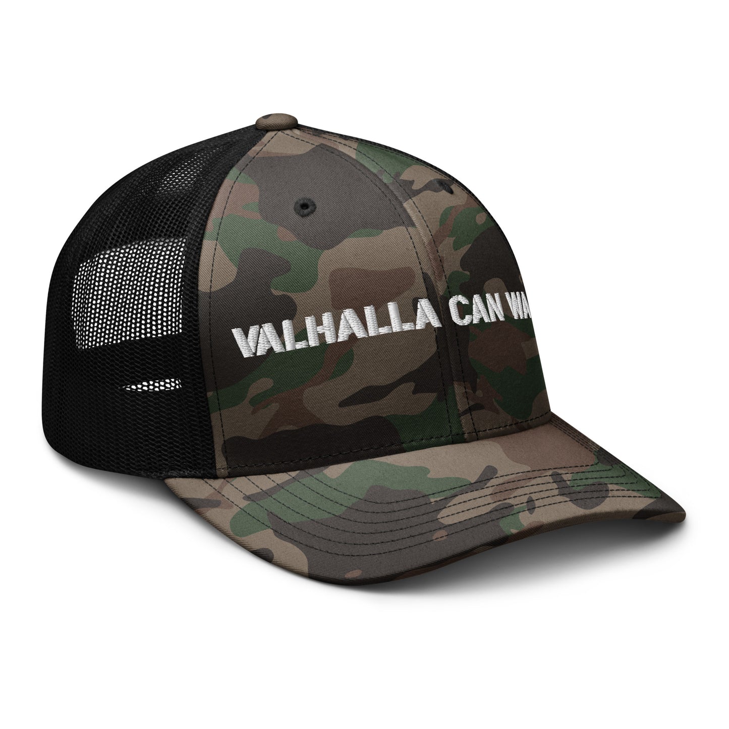 Valhalla Can Wait trucker hat