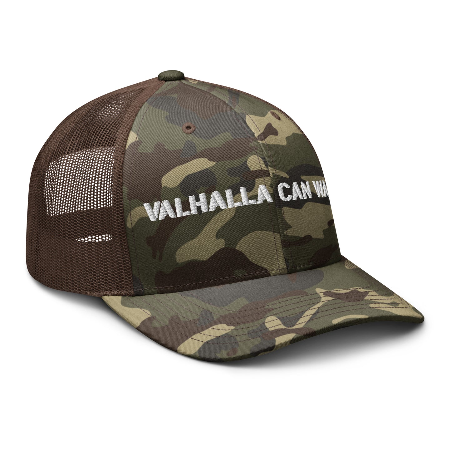 Valhalla Can Wait trucker hat