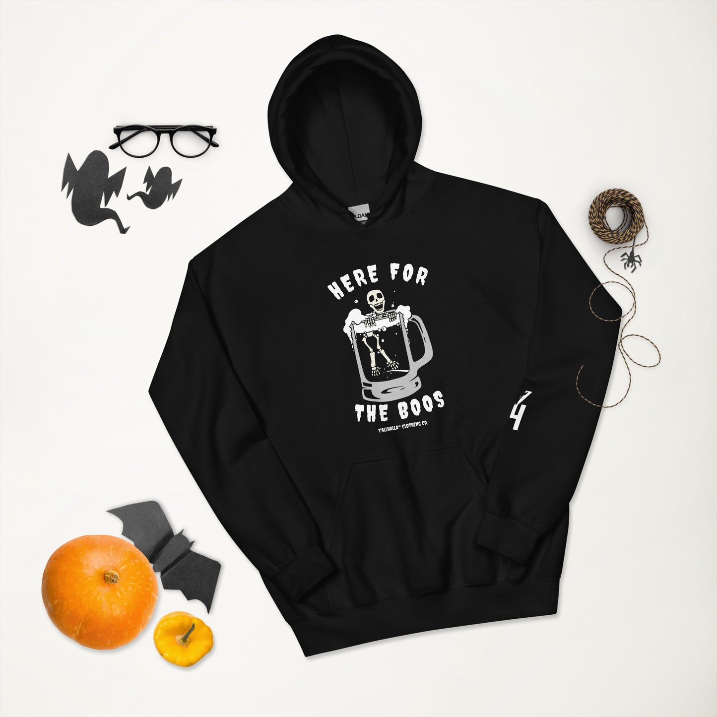 Here For The Boos Unisex Hoodie