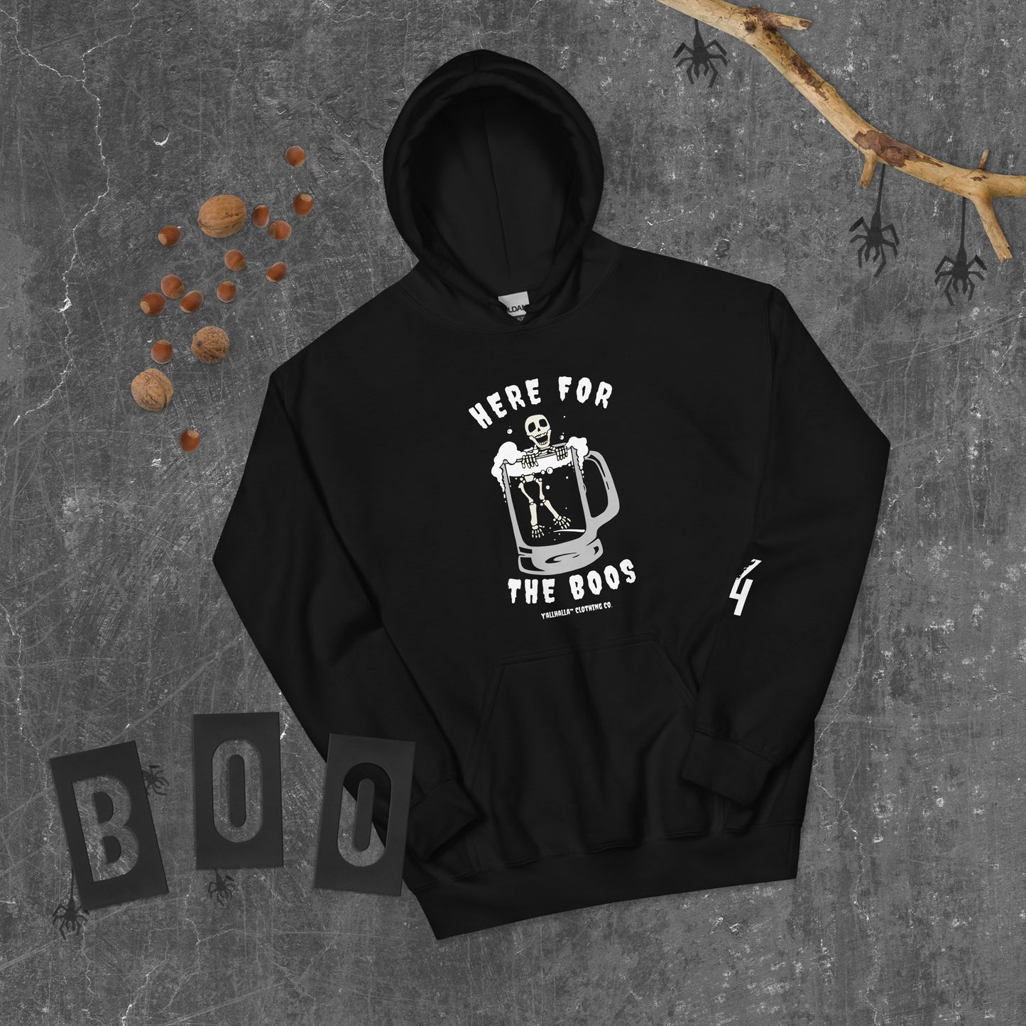 Here For The Boos Unisex Hoodie