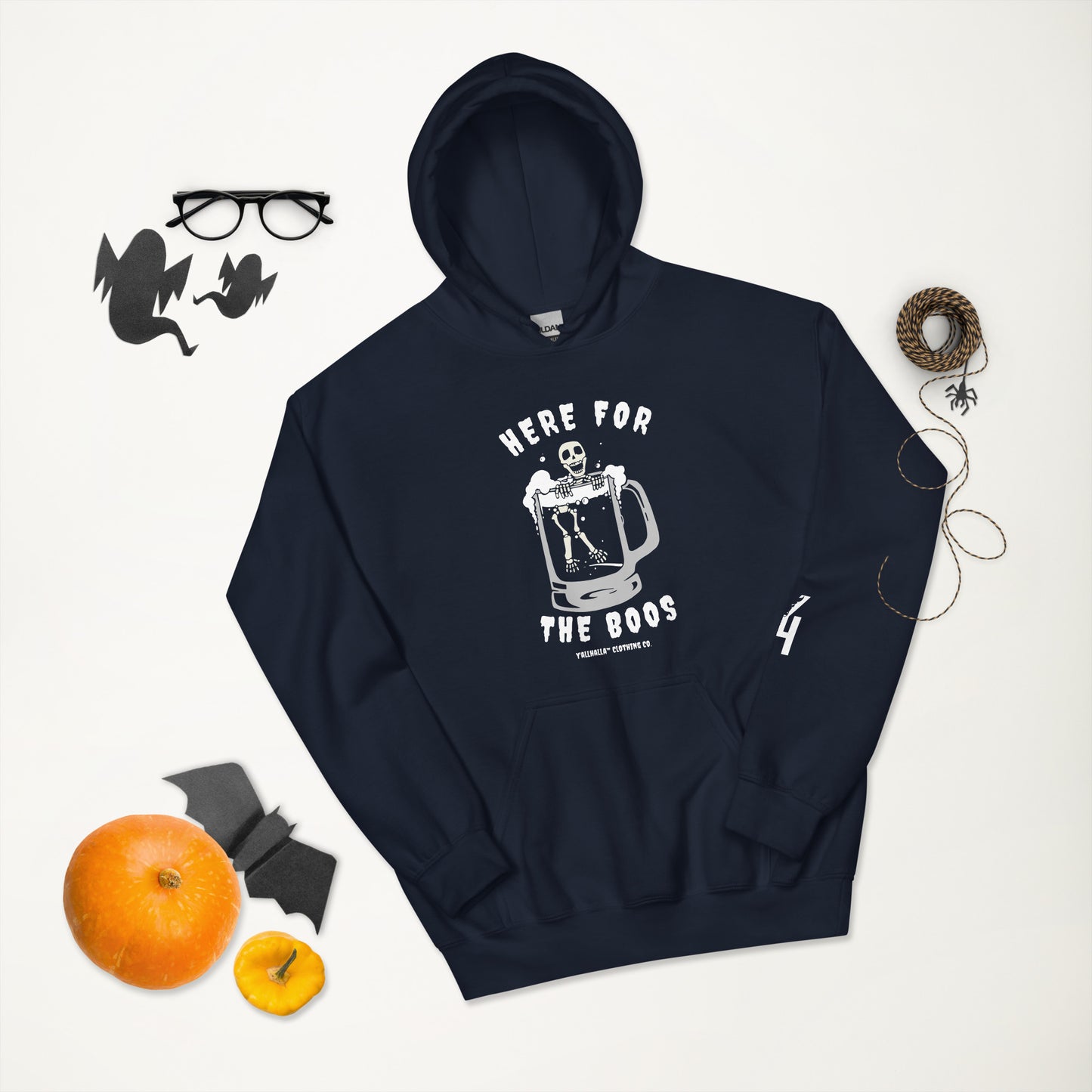 Here For The Boos Unisex Hoodie