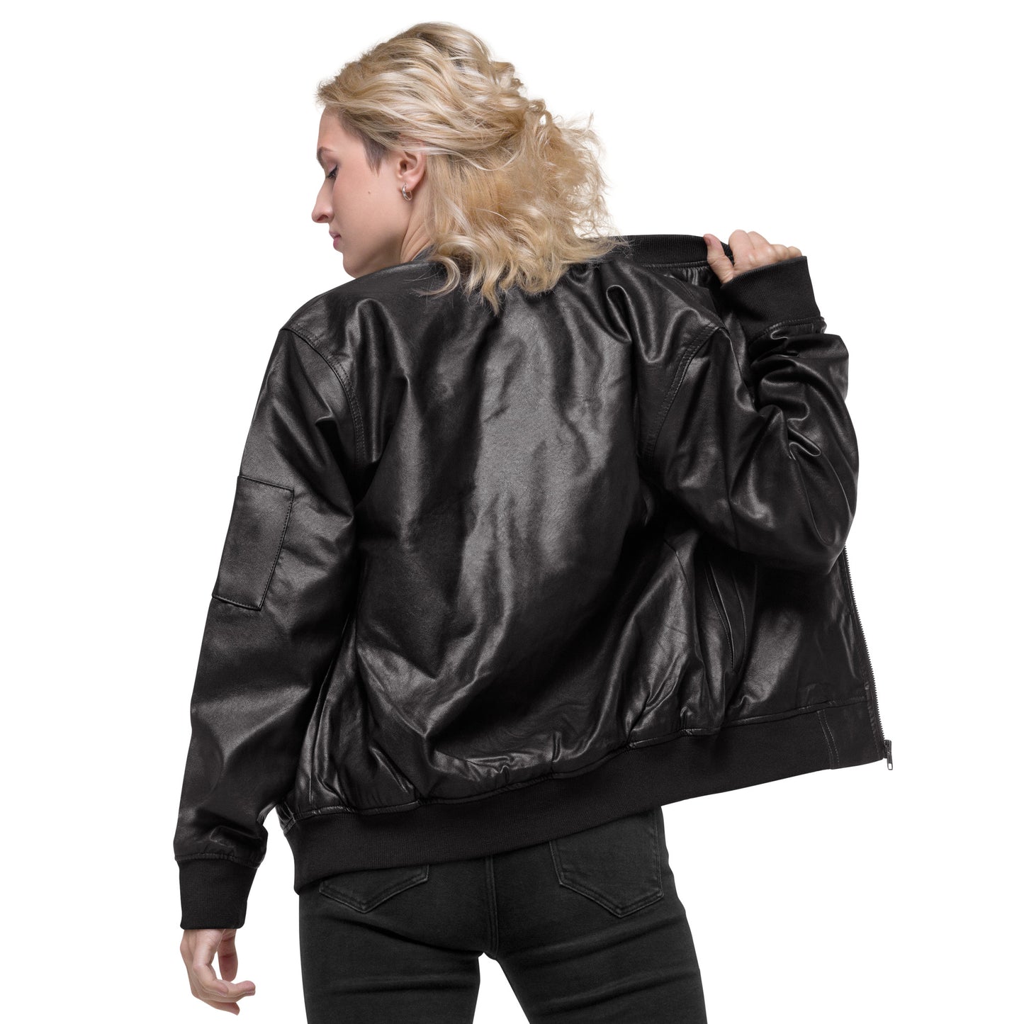 Y'allhalla Leather Bomber Jacket