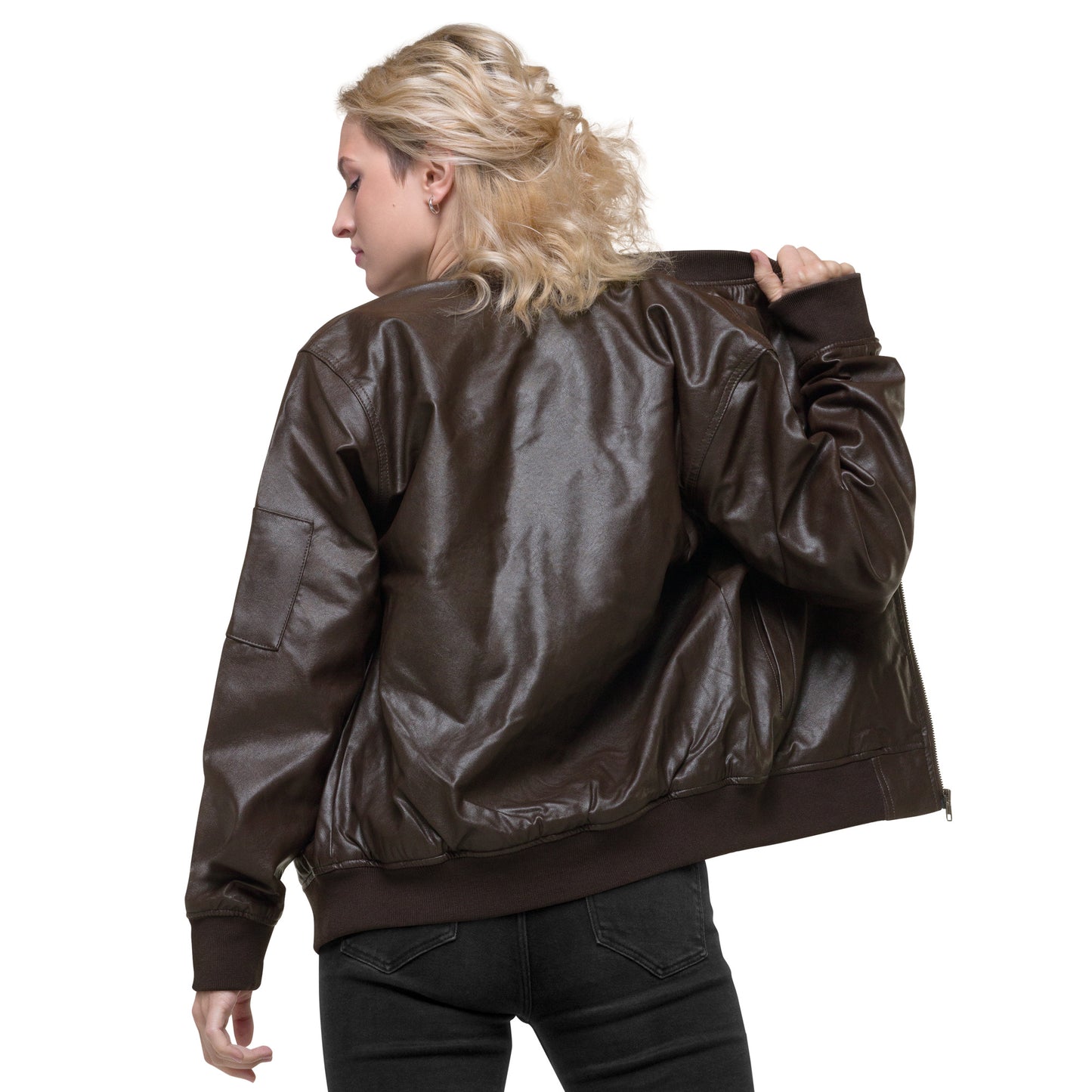 Y'allhalla Leather Bomber Jacket