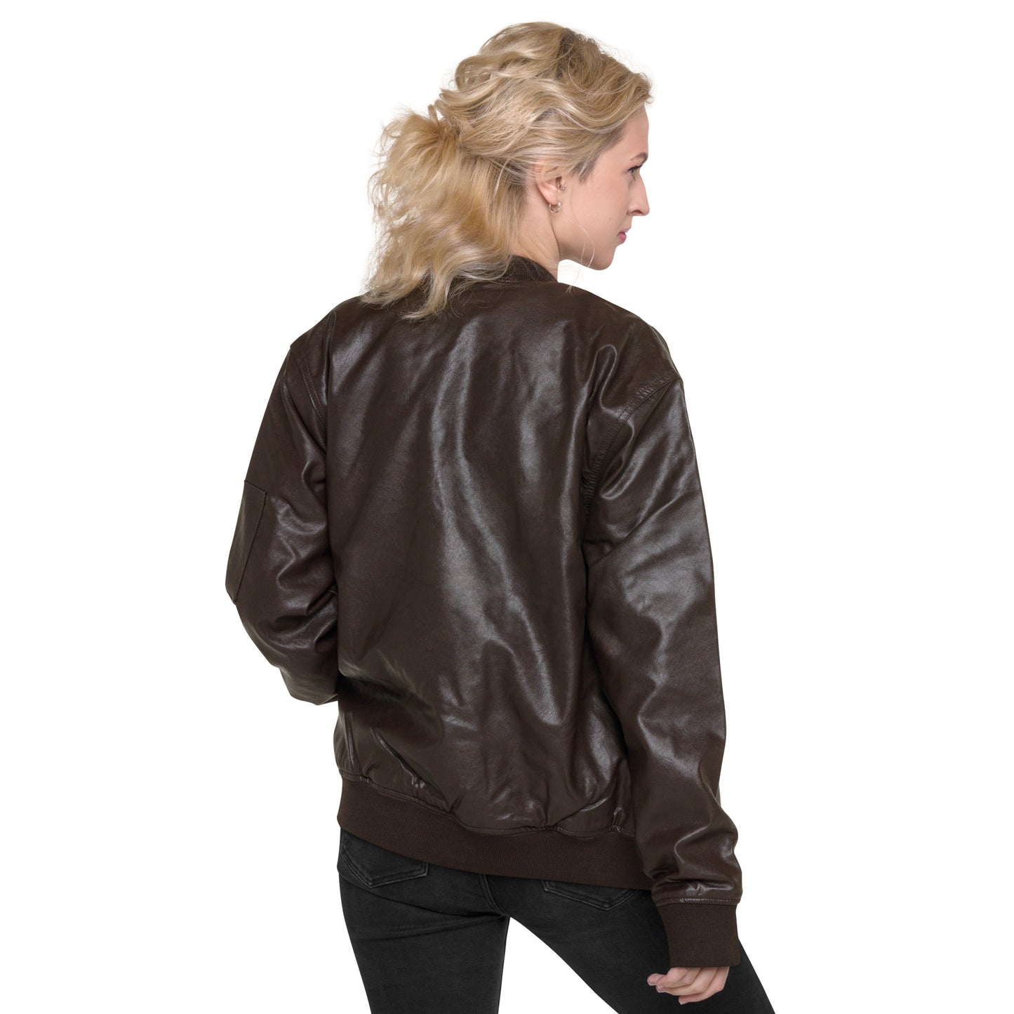 Y'allhalla Leather Bomber Jacket