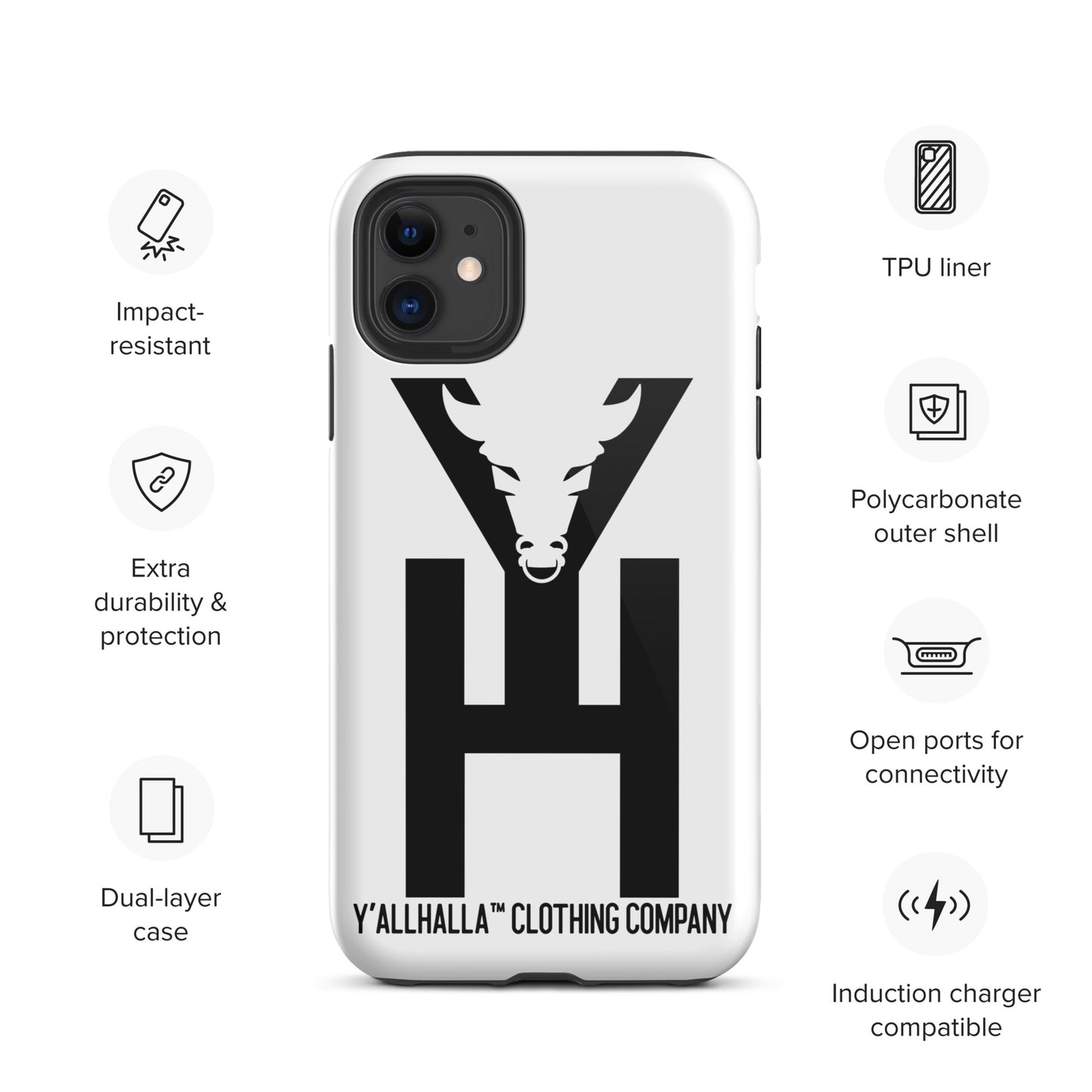 Y'allhalla Cattle IPhone case