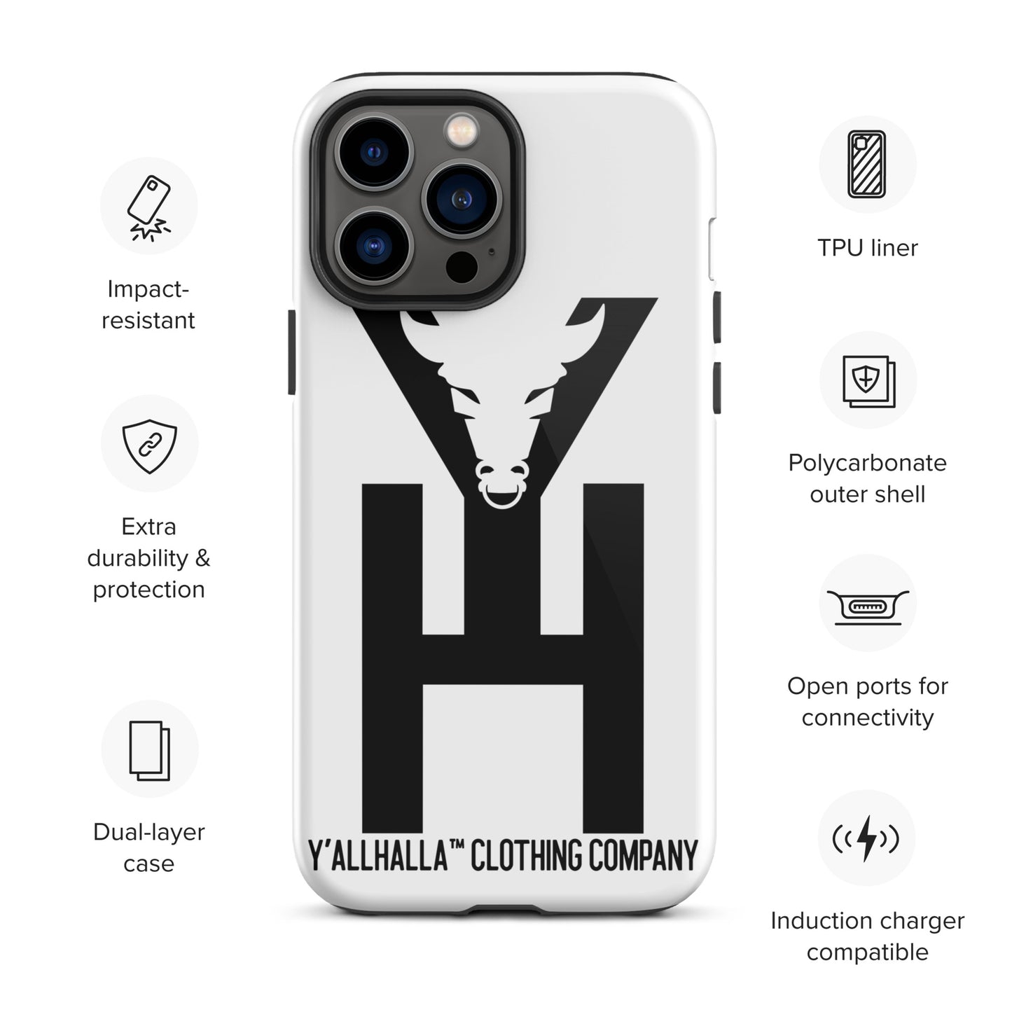 Y'allhalla Cattle IPhone case