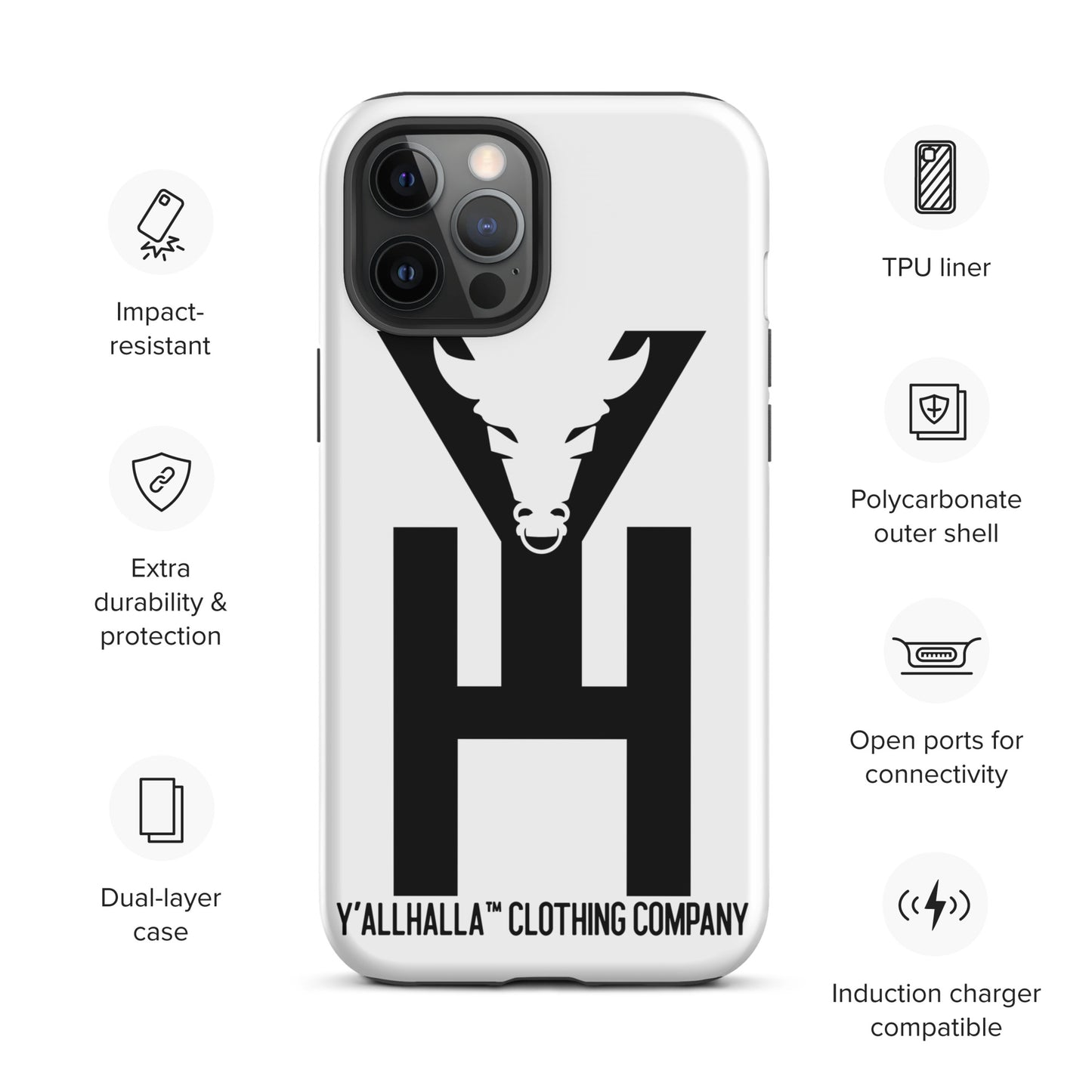 Y'allhalla Cattle IPhone case