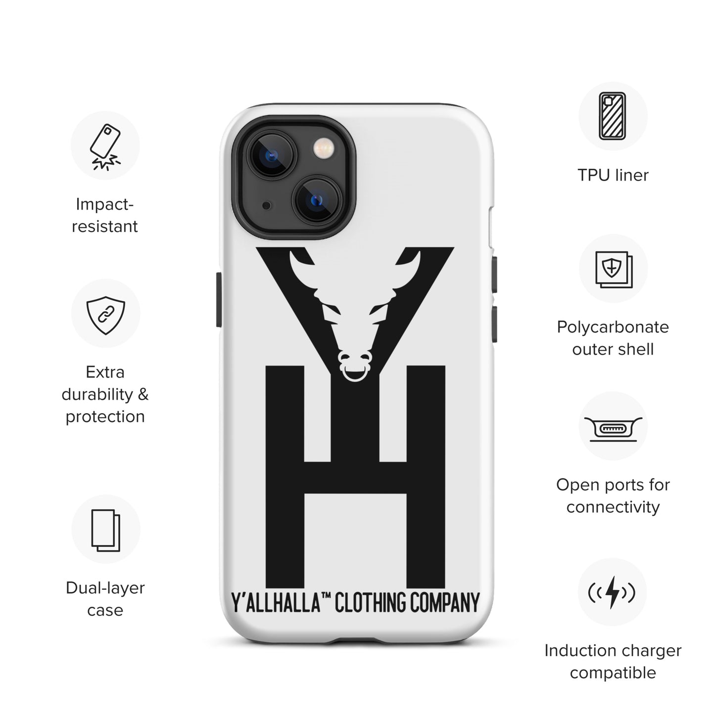 Y'allhalla Cattle IPhone case