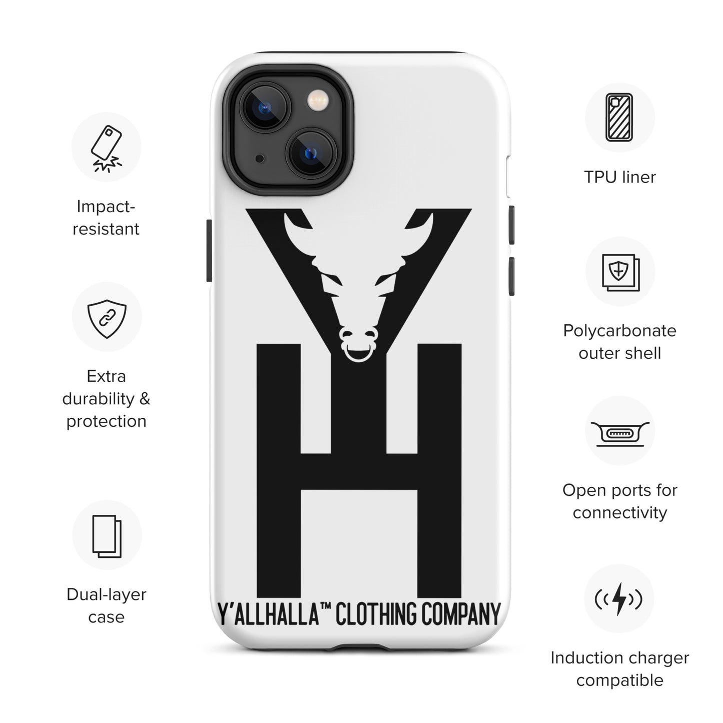 Y'allhalla Cattle IPhone case