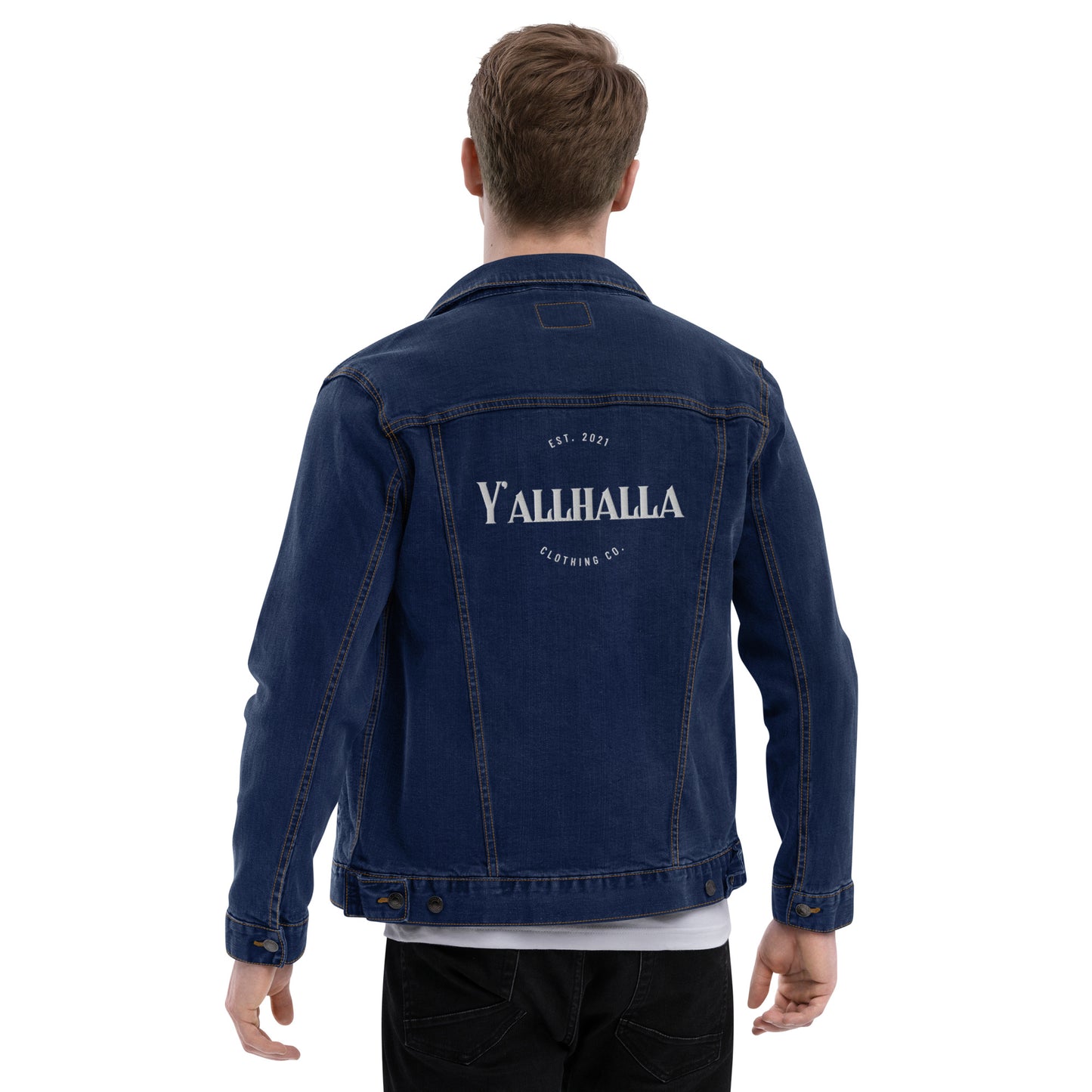 Y'allhalla Unisex denim jacket