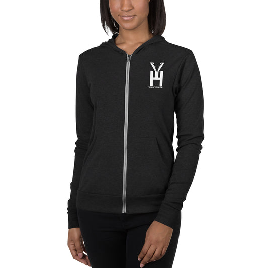 Y'allhalla unisex zip hoodie