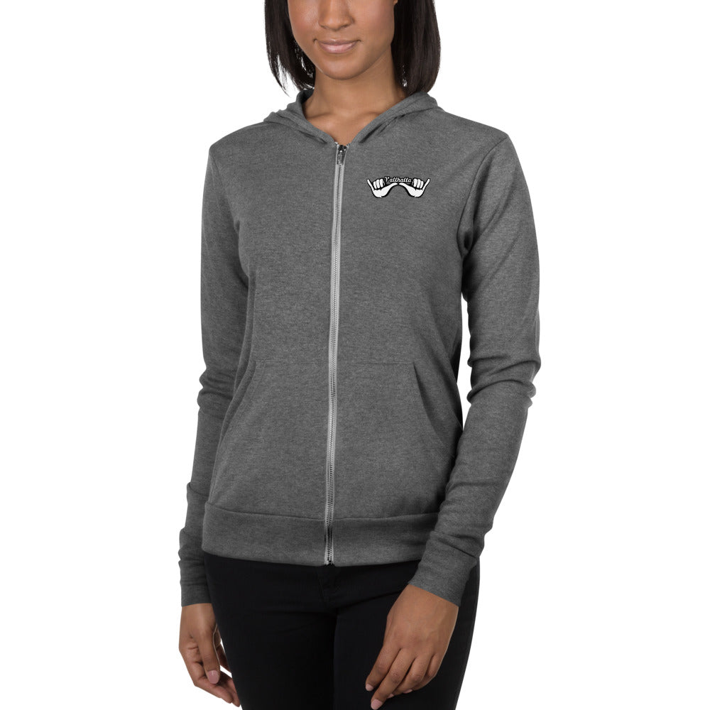 Anchors Away unisex zip hoodie