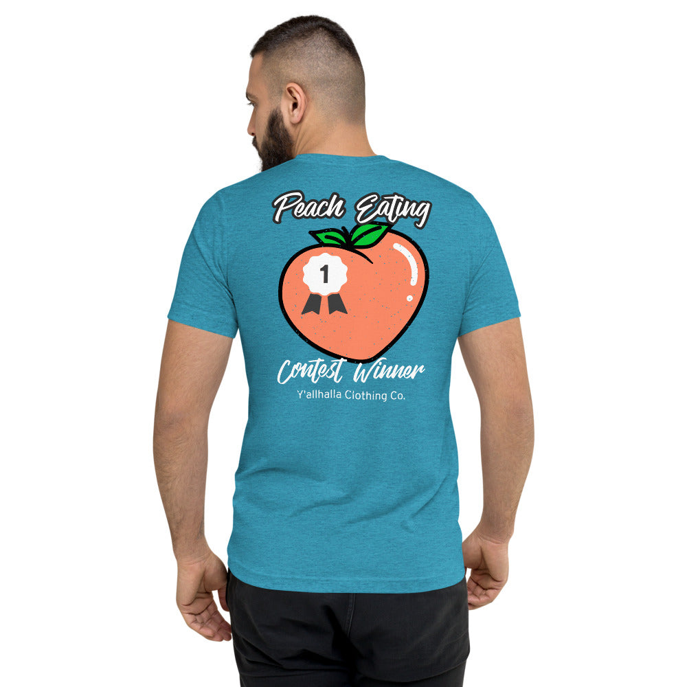 Peach eating t-shirt