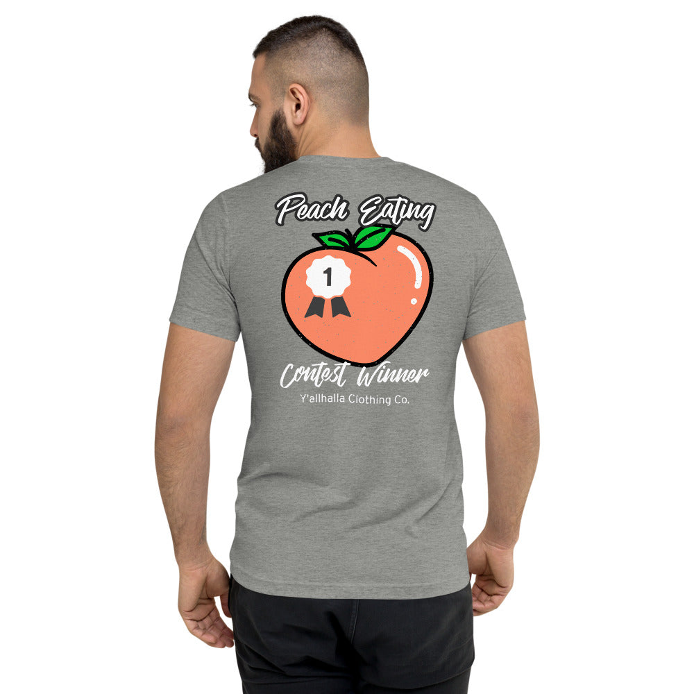 Peach eating t-shirt