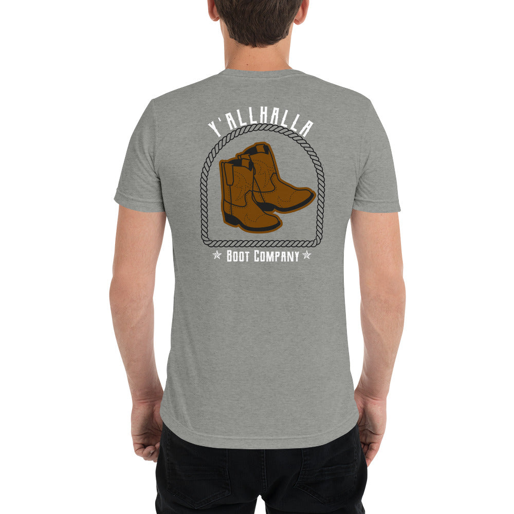 Y'allhalla Boot Co. t-shirt