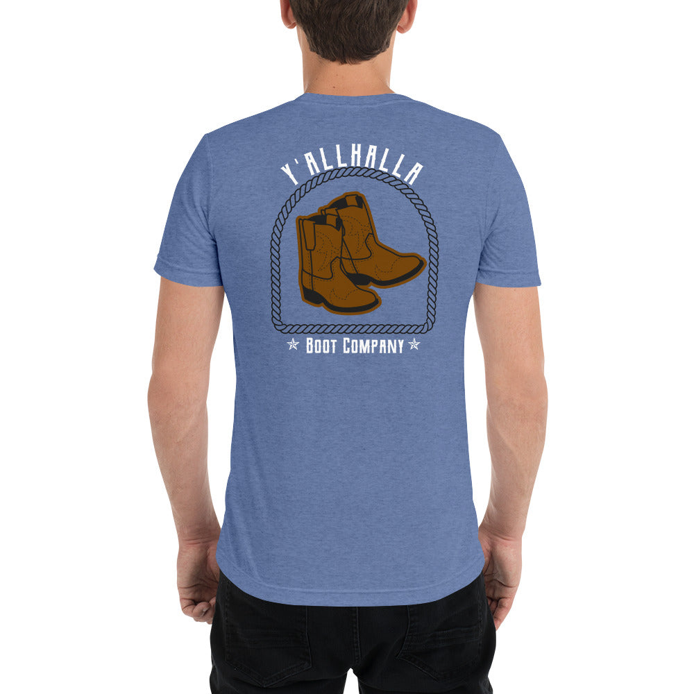 Y'allhalla Boot Co. t-shirt