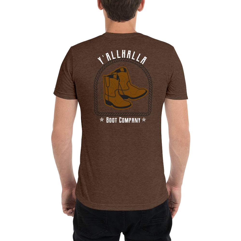 Y'allhalla Boot Co. t-shirt