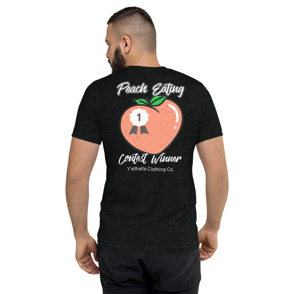 Peach eating t-shirt