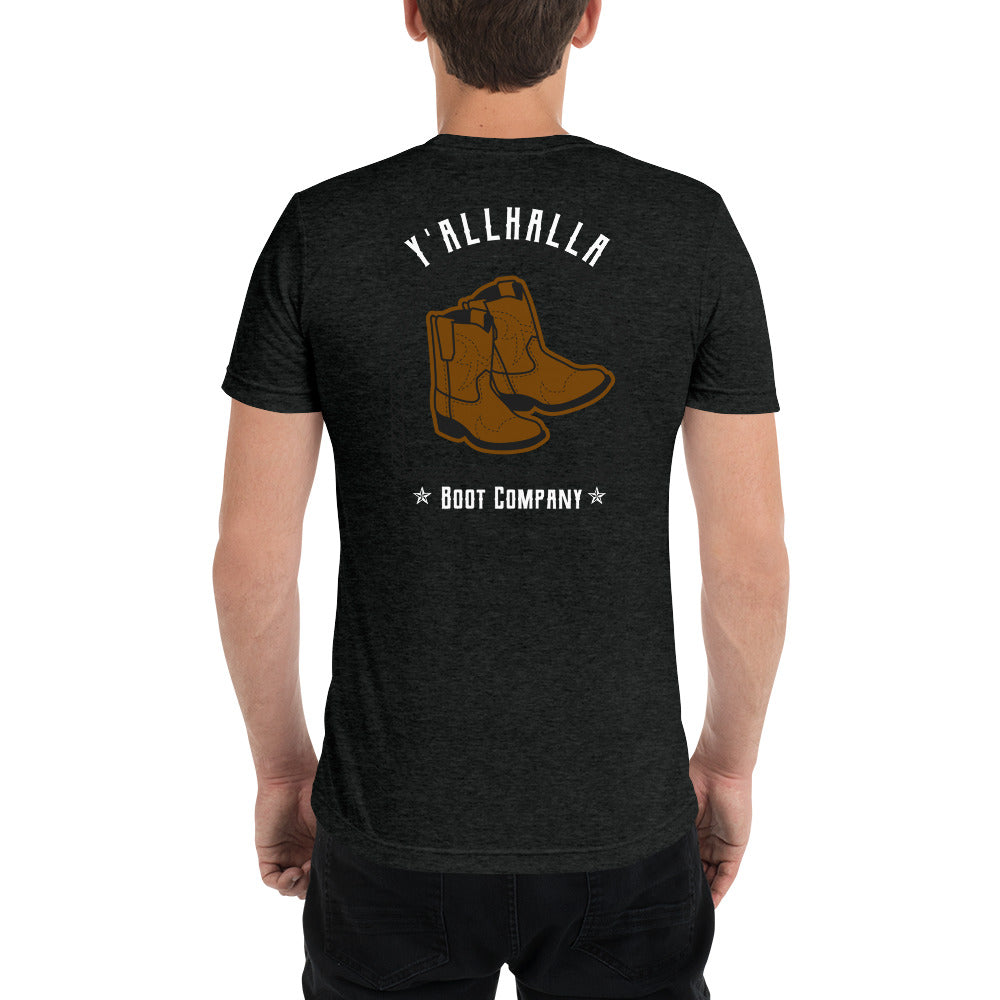 Y'allhalla Boot Co. t-shirt