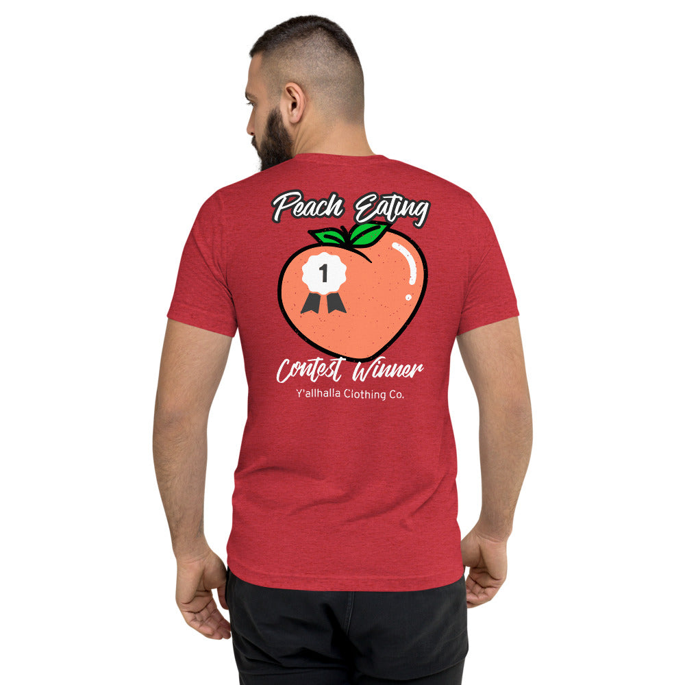 Peach eating t-shirt