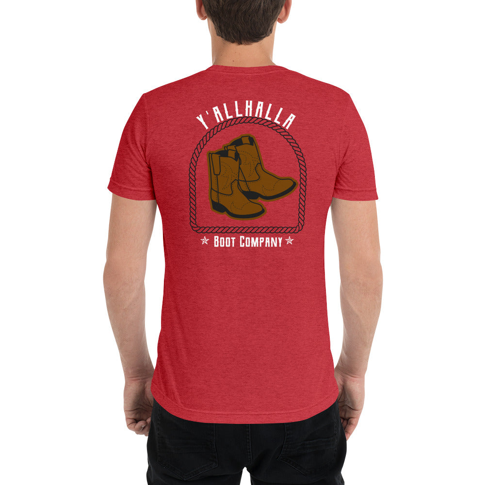 Y'allhalla Boot Co. t-shirt