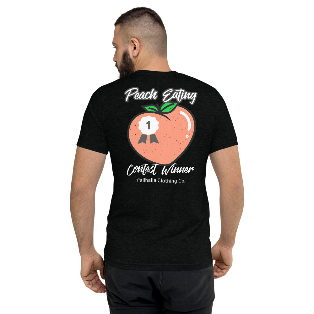 Peach eating t-shirt