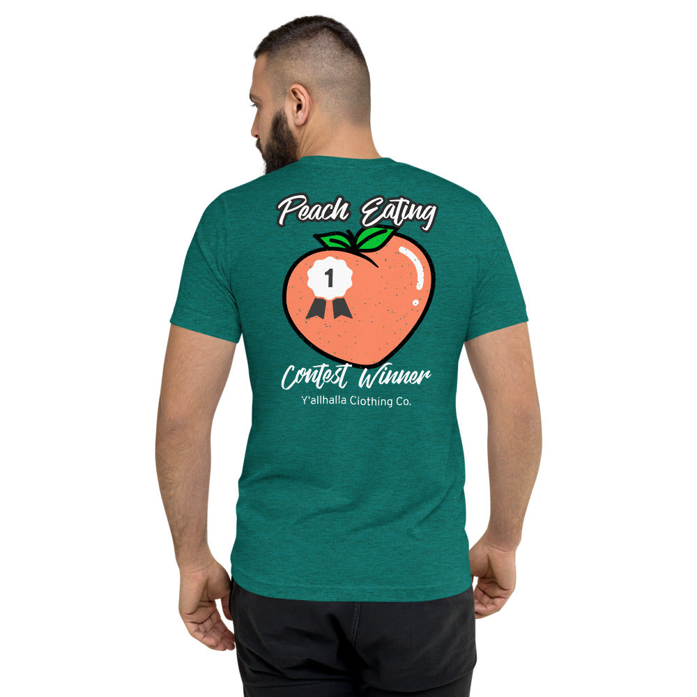 Peach eating t-shirt