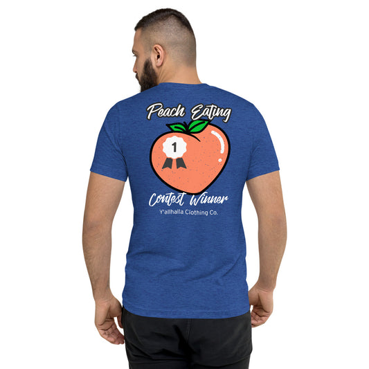 Peach eating t-shirt