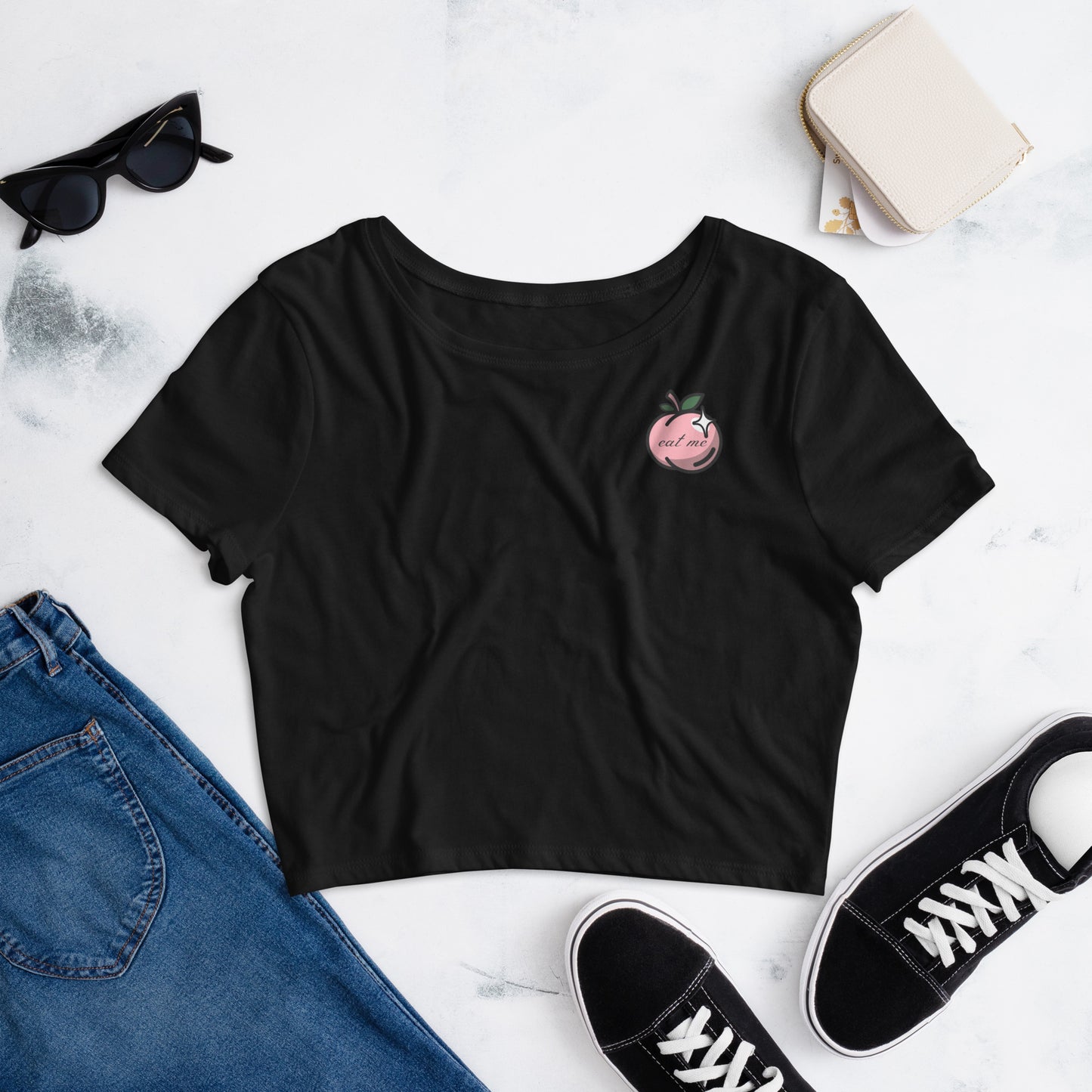 Eat Me Crop Tee