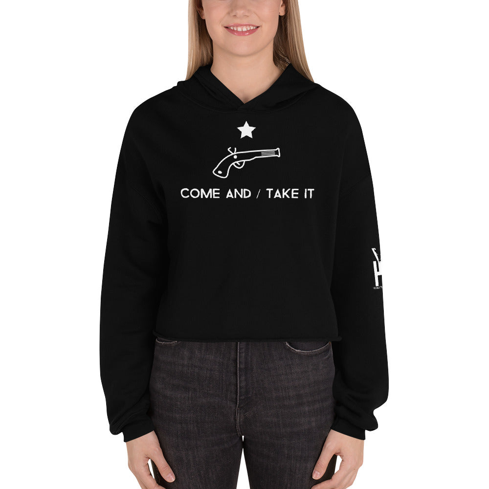 Pronouns Crop Hoodie