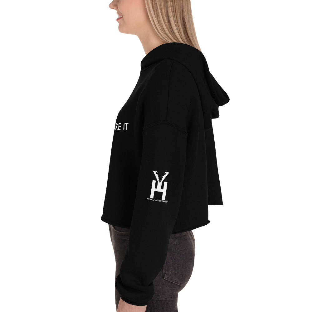 Pronouns Crop Hoodie