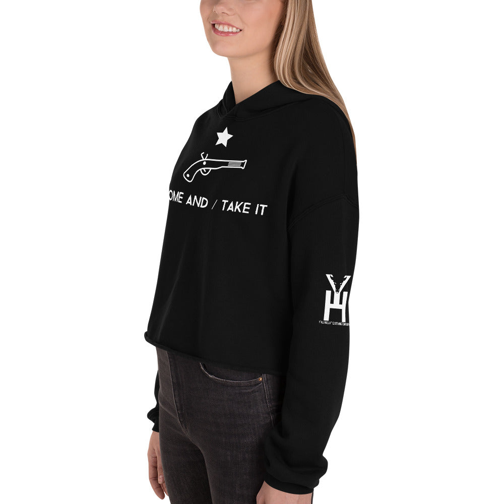 Pronouns Crop Hoodie