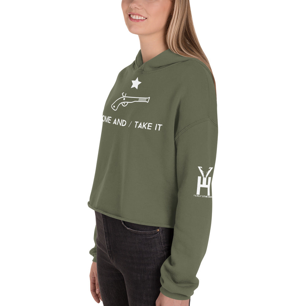 Pronouns Crop Hoodie