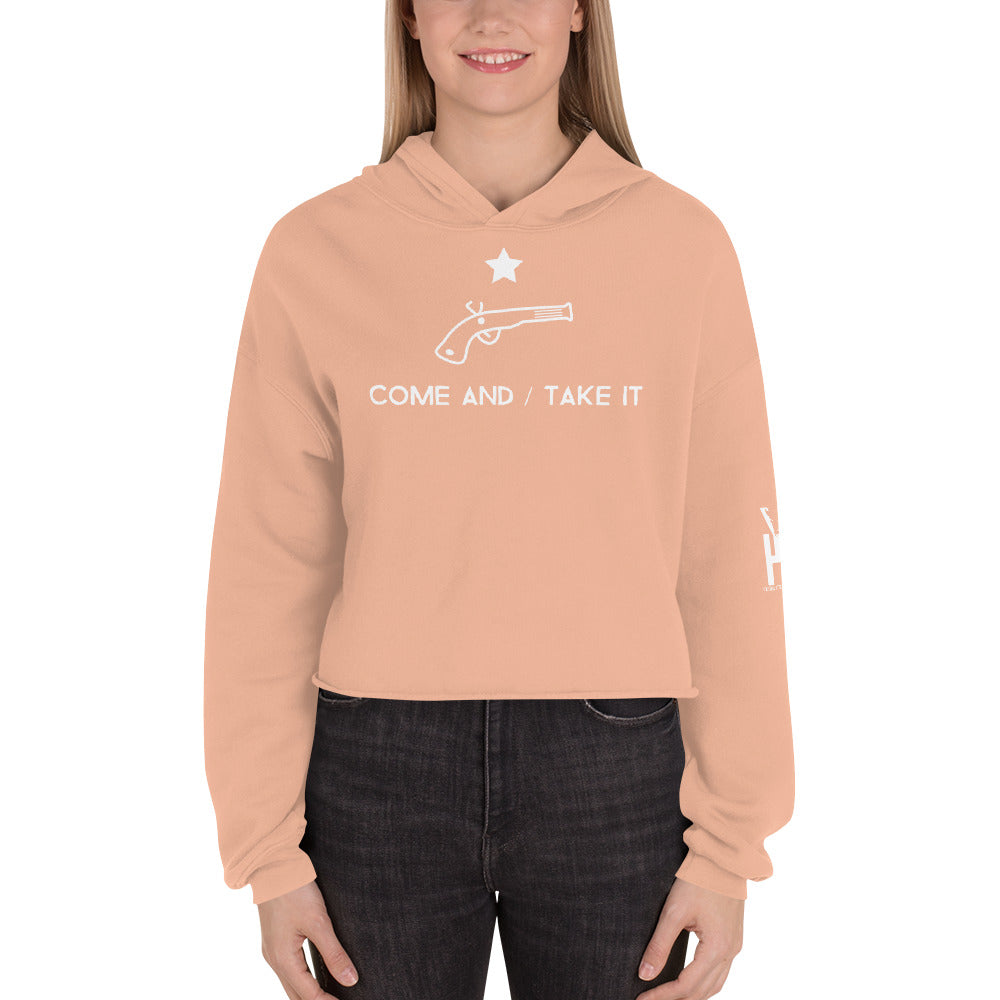 Pronouns Crop Hoodie