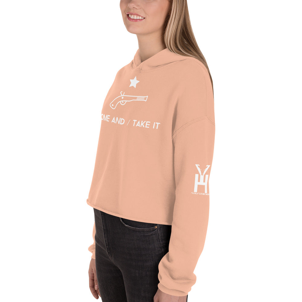 Pronouns Crop Hoodie