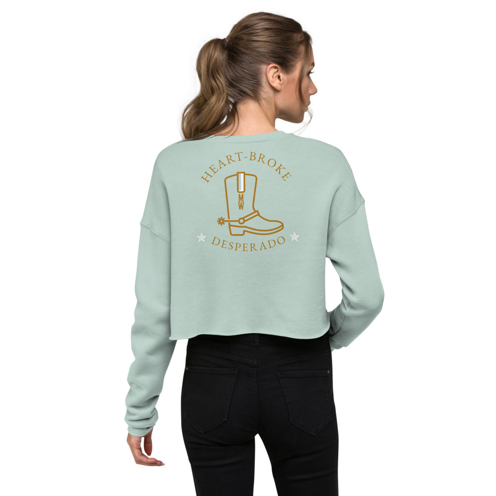 Sand In My Boots Crop Top Crewneck