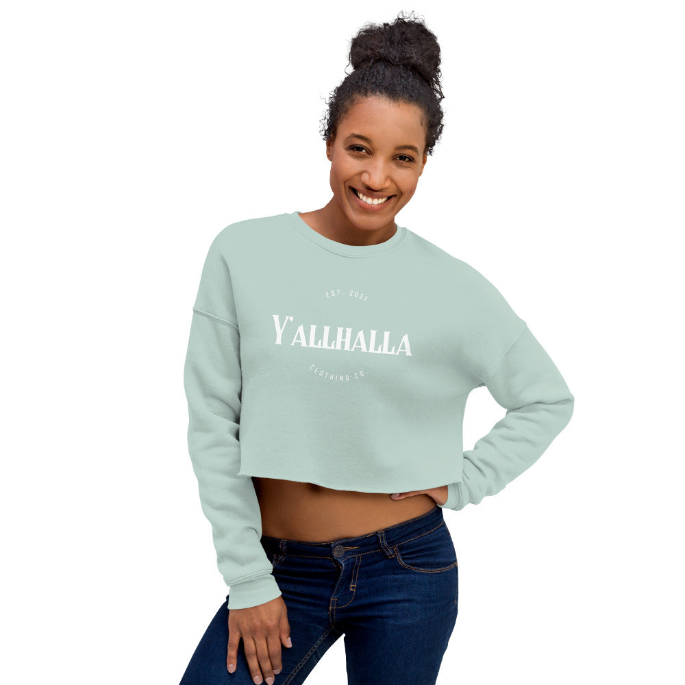 Y'allhalla Crop Sweatshirt