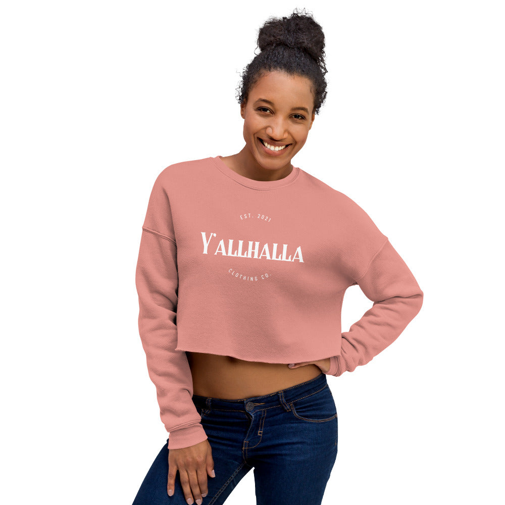 Y'allhalla Crop Sweatshirt